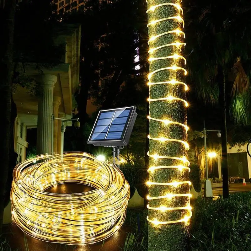 Solar-Powered Rope Lights