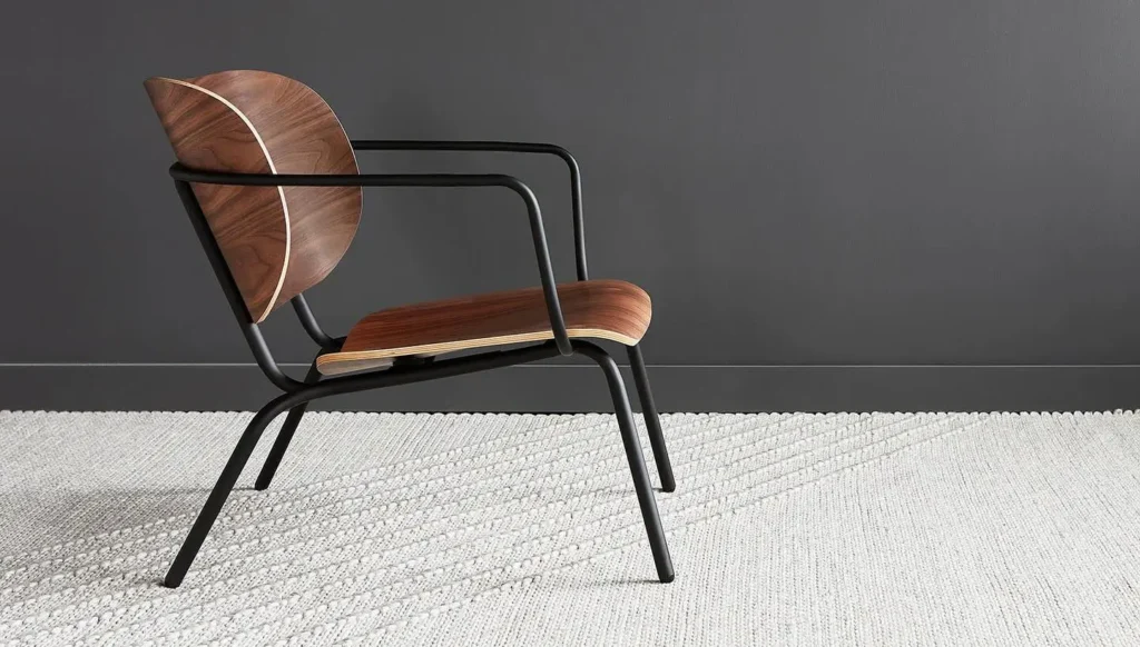 Minimalist Metal Frame Chair