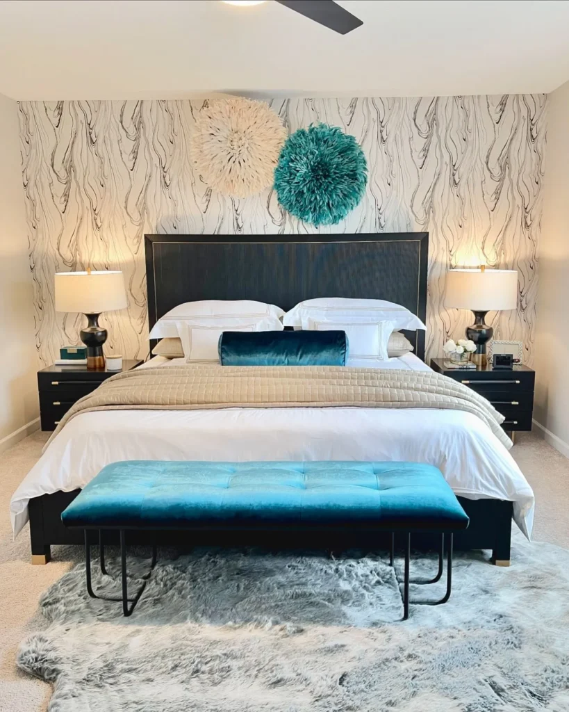 Statement Headboard with Luxe Accents