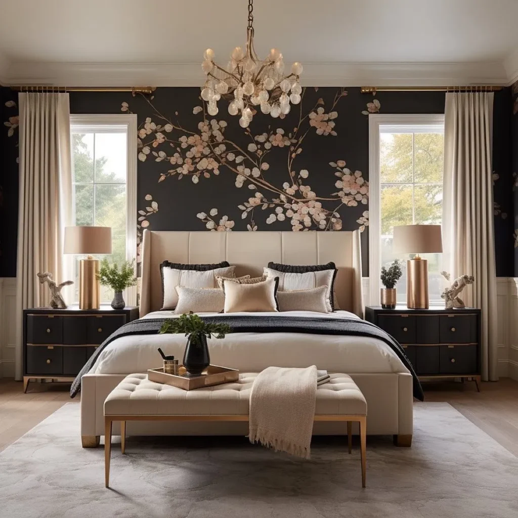 Elegant Floral Accents for a Romantic Retreat