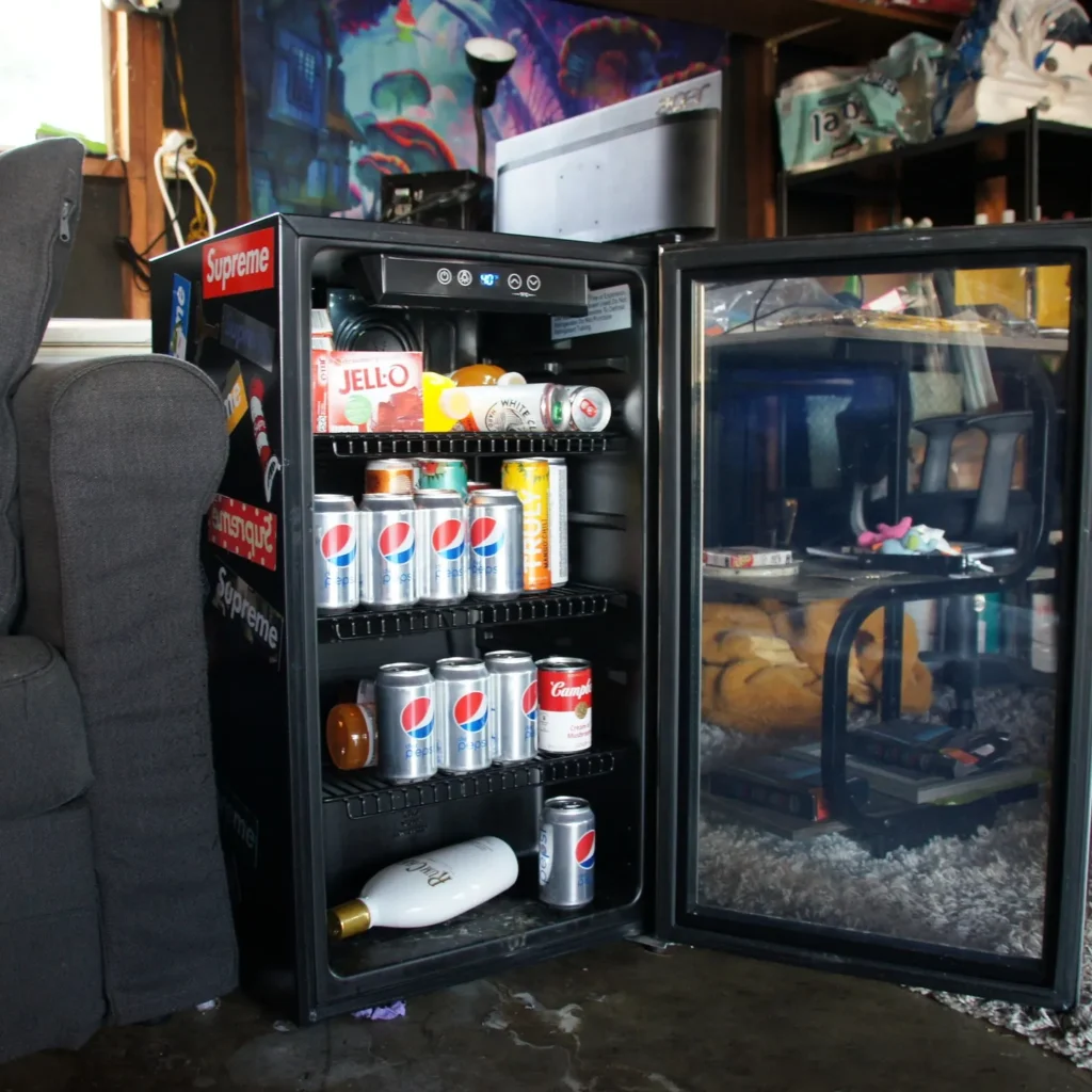 Mini Fridge for Easy Access
