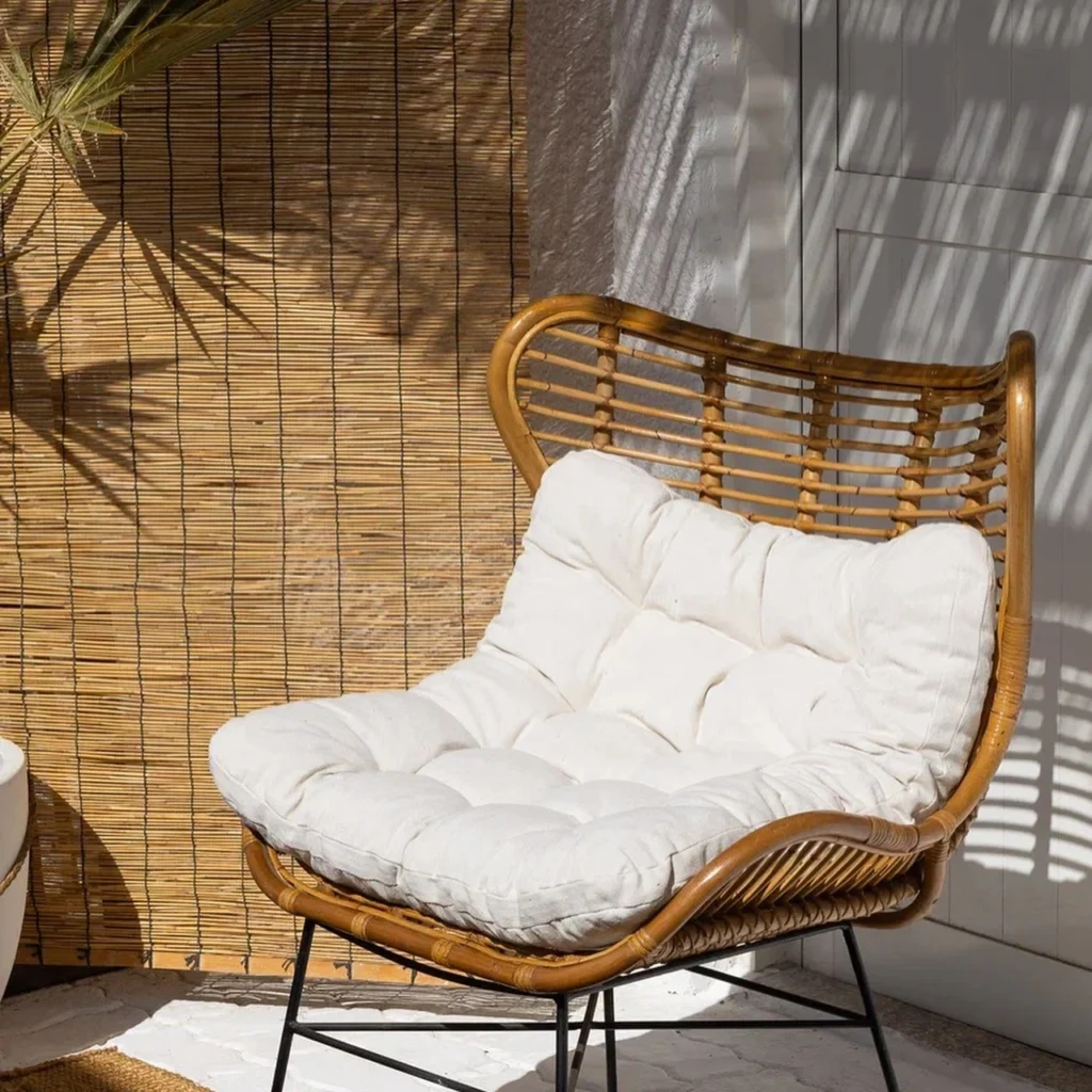 Cozy Boho Rattan Chair