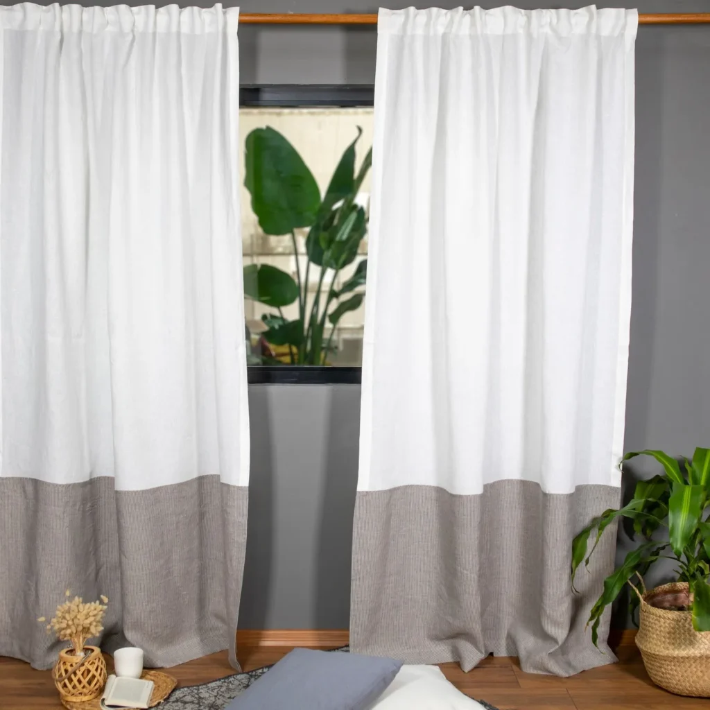 White Linen Curtains