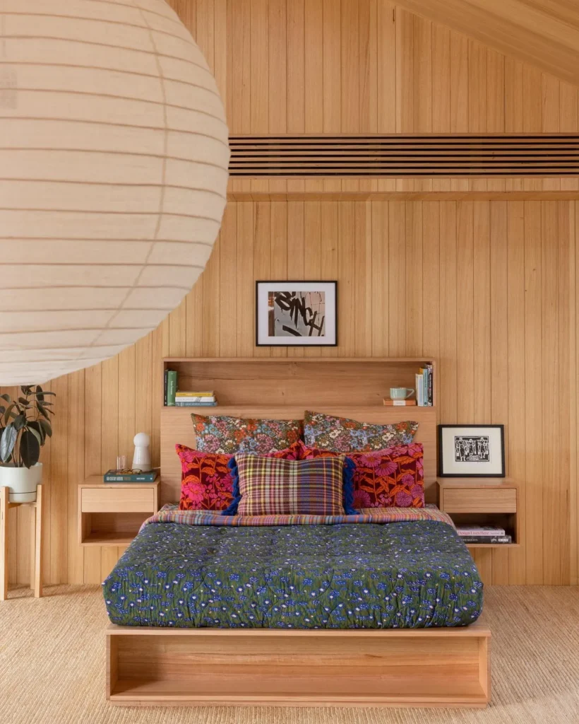 Cozy Bedroom with Floating Nightstands