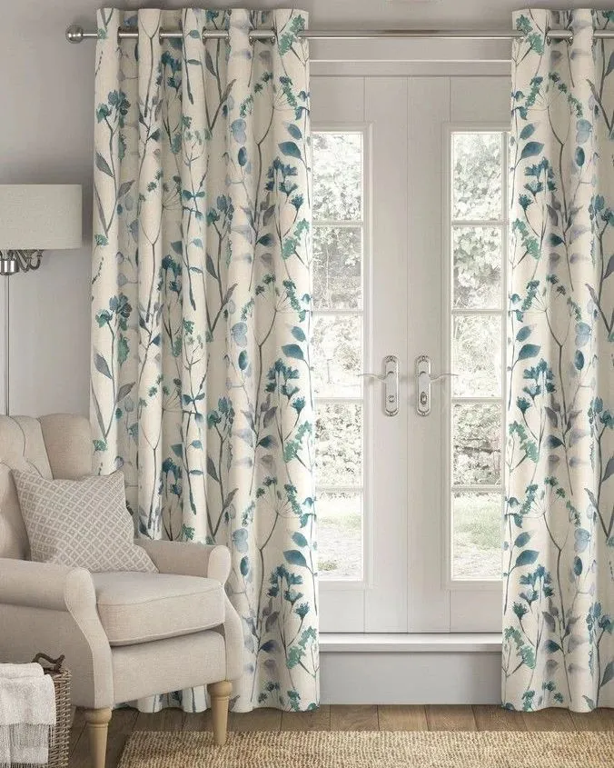 Floral Print Curtains