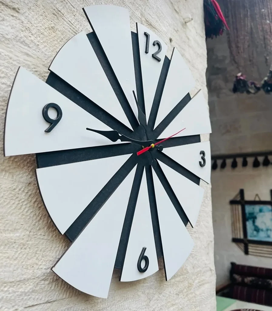 Farmhouse Metal Windmill Clock