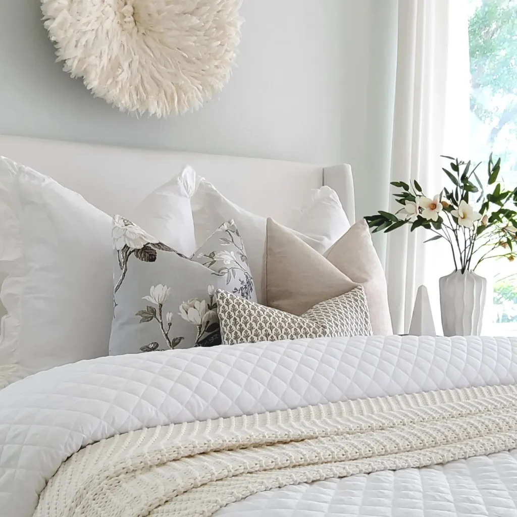 Cozy Elegance: Neutral Bedding Layers