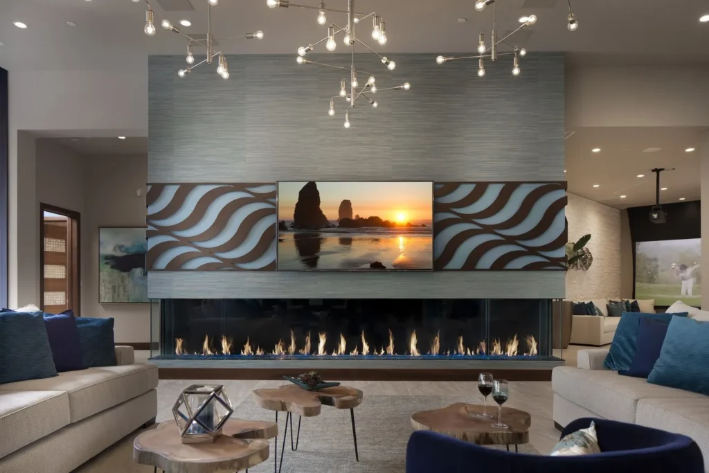 Luxury Gas Fireplace