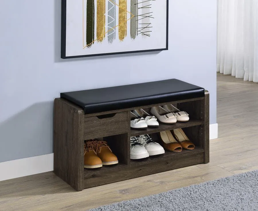 Bench with Shoe Storage