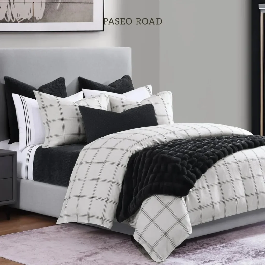 Plaid Bedding Set