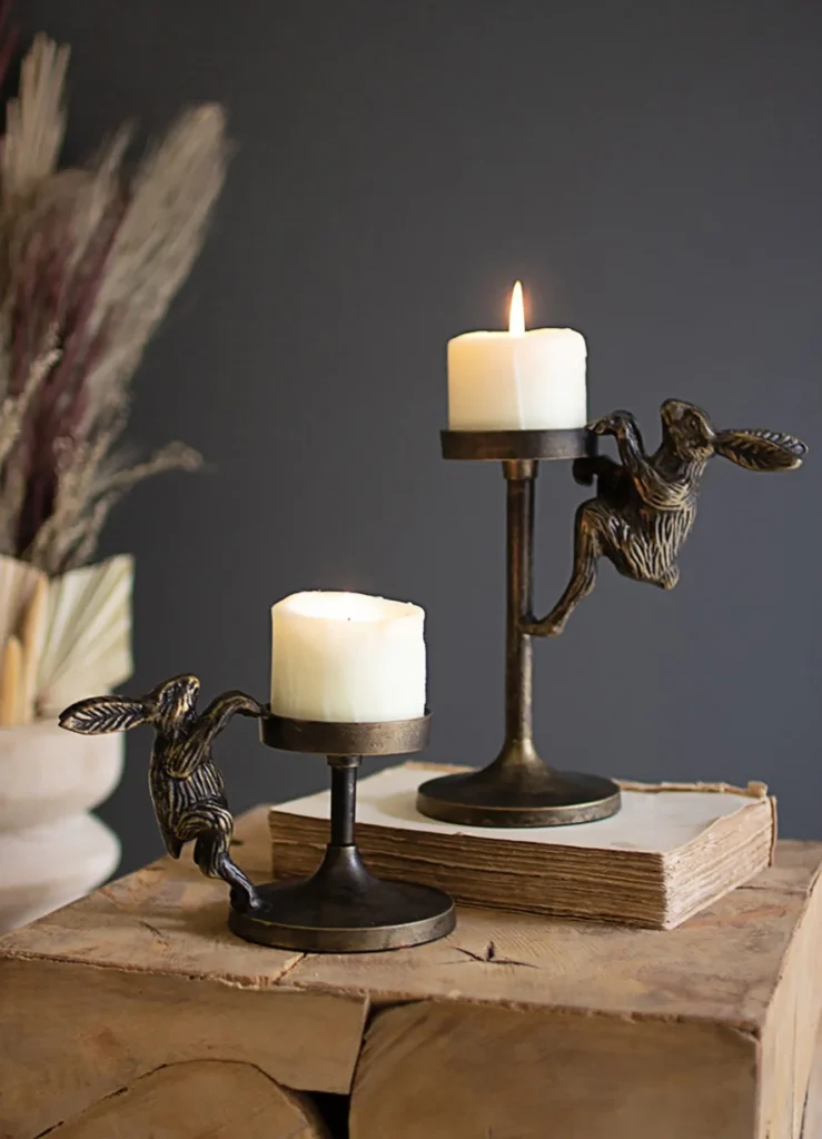 Rustic Candle Holders