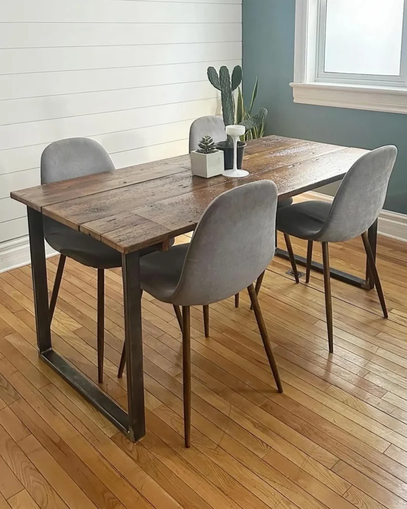 Rustic Wooden Table for a Cozy Farmhouse Vibe