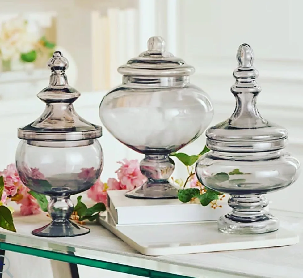 Glass Apothecary Jars
