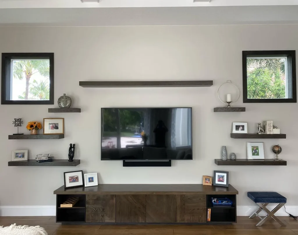 Install Floating Shelves