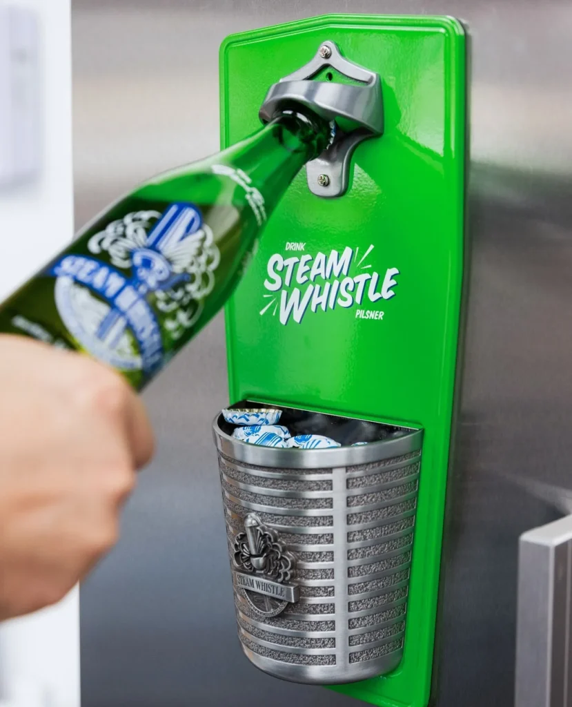 Magnetic Bottle Opener for Convenient Fridge Decor

