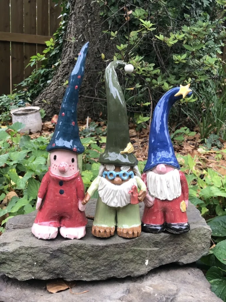 Colorful Garden Gnomes