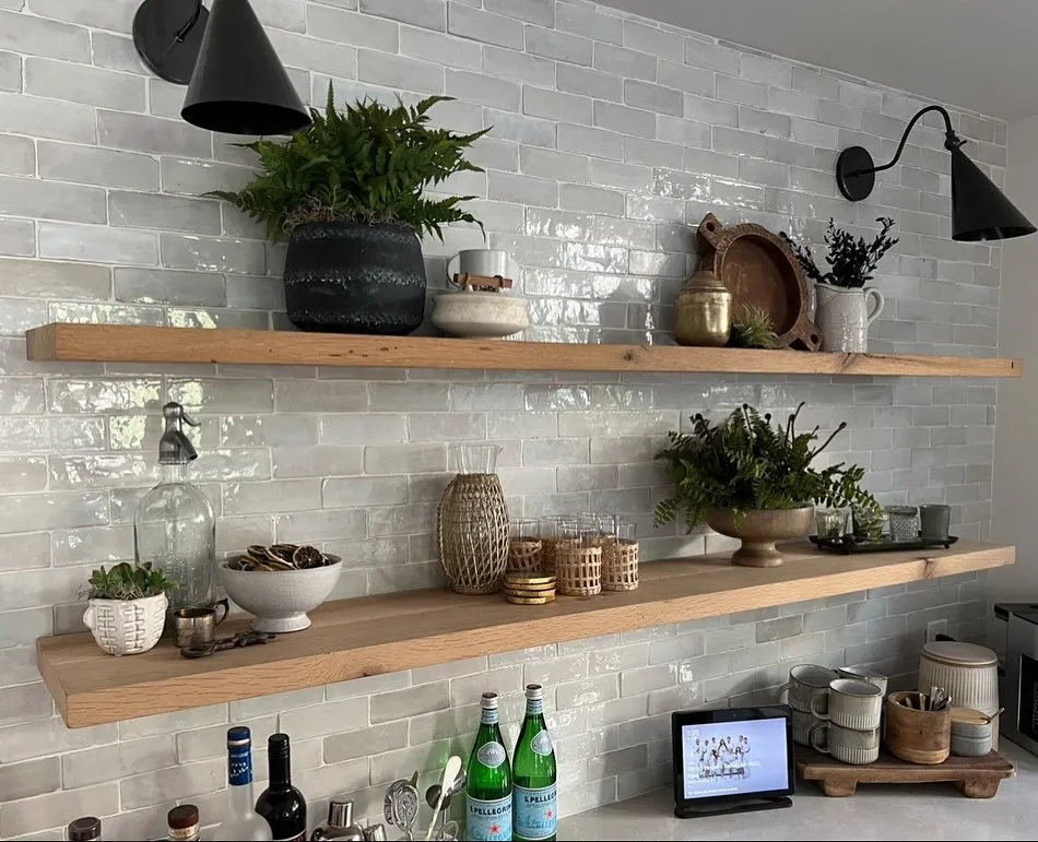 Reclaimed Wood Shelves