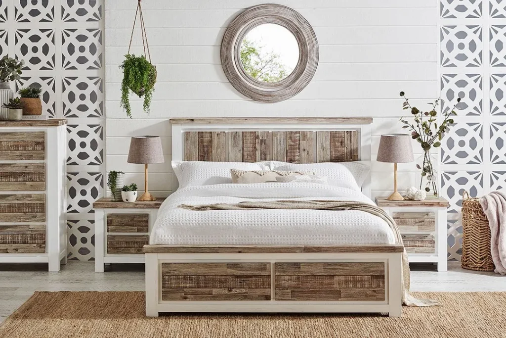 Coastal White Bed Frame