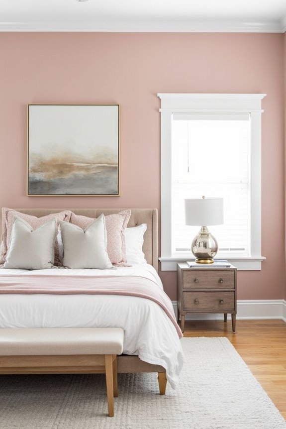 blush walls modern elegance