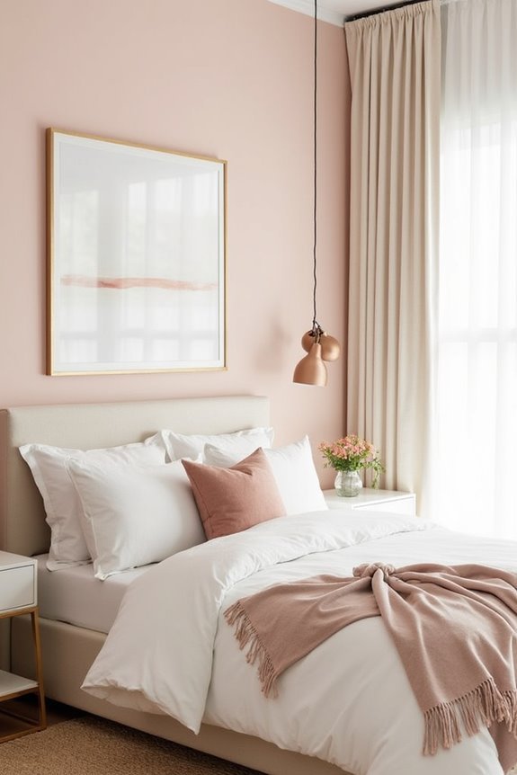 blush walls modern elegance