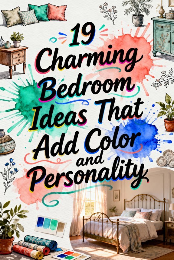 colorful and personalized bedrooms