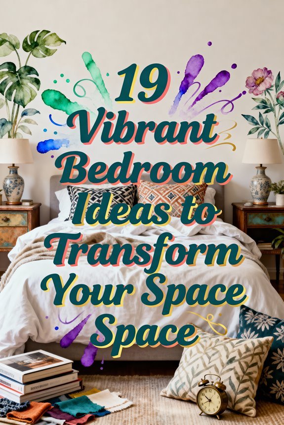 colorful bedroom makeover inspiration