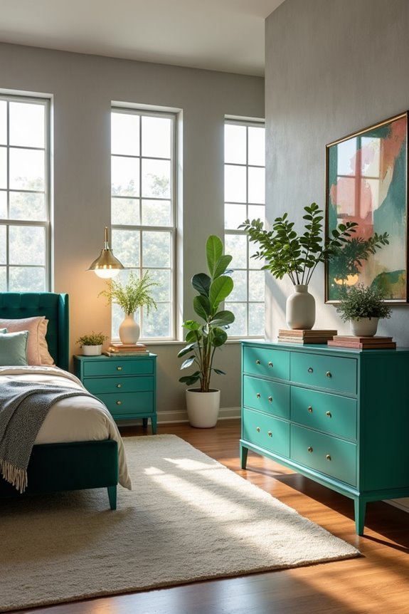 colorful functional bedroom furniture