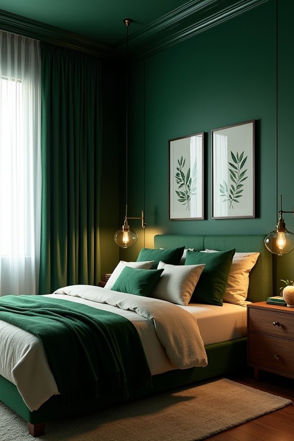 emerald lighting enhances elegance