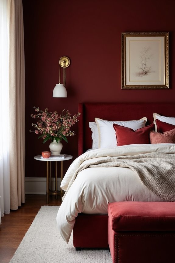 intimate elegant velvet walls