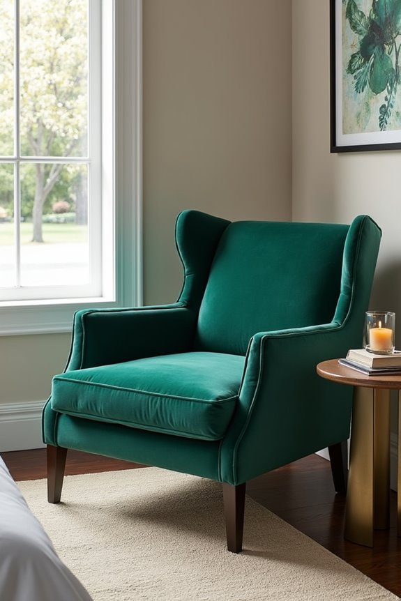 jewel toned velvet luxury seating