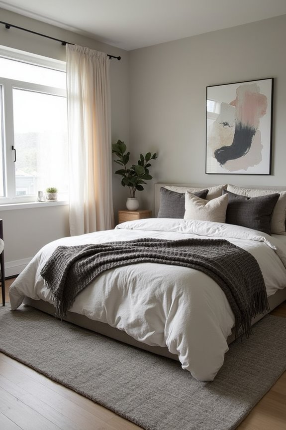 luxurious gray wool rugs