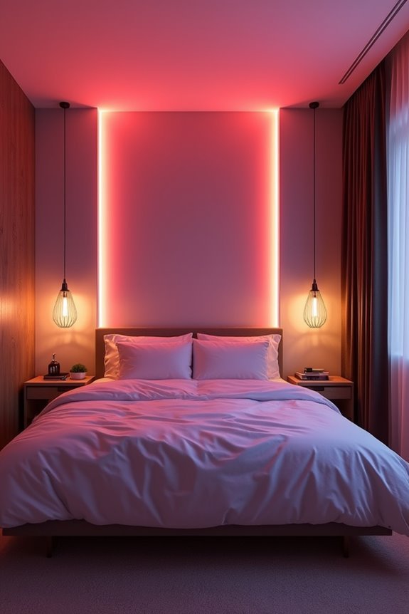 modern neon ambient lighting