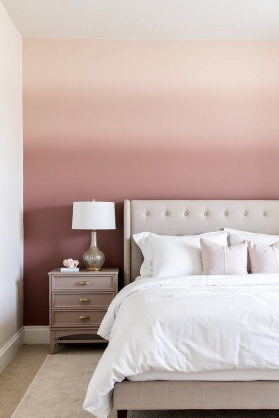 ombre wall painting technique
