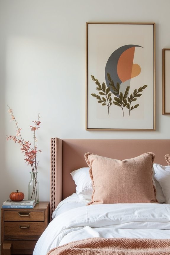 personalized bedroom artwork selection