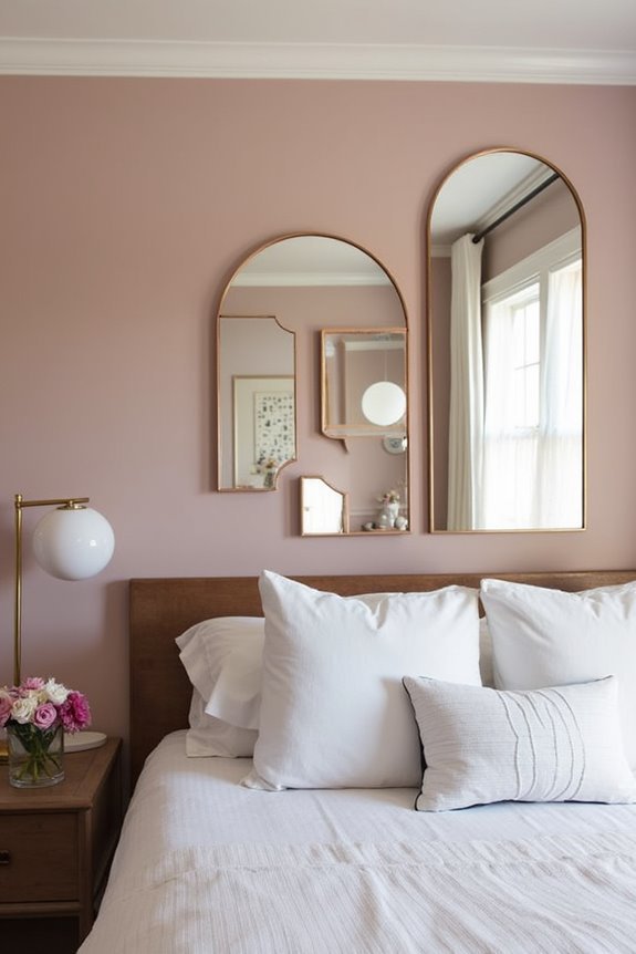 reflective rose gold elegance