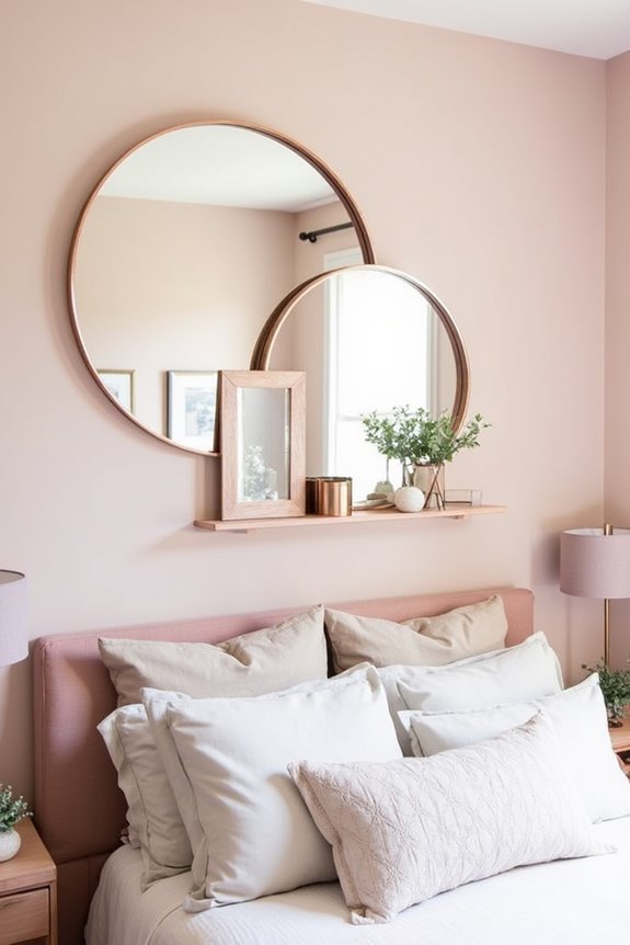 reflective rose gold elegance