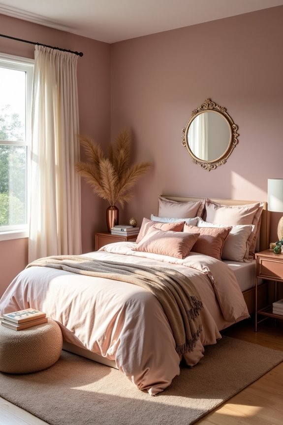 rose gold decor elegance