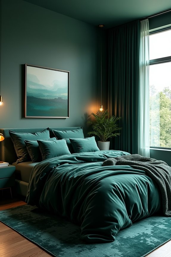 sapphire accents enhance sophistication