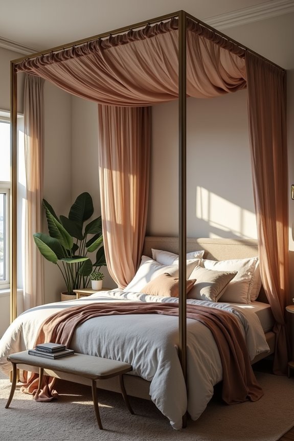 silk draping for elegance