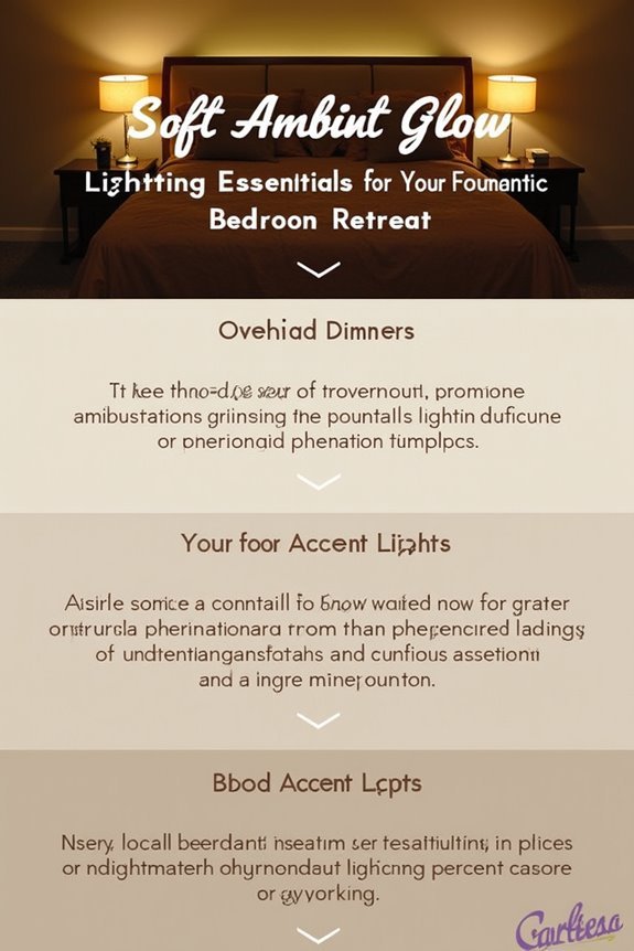 soft romantic bedroom lighting