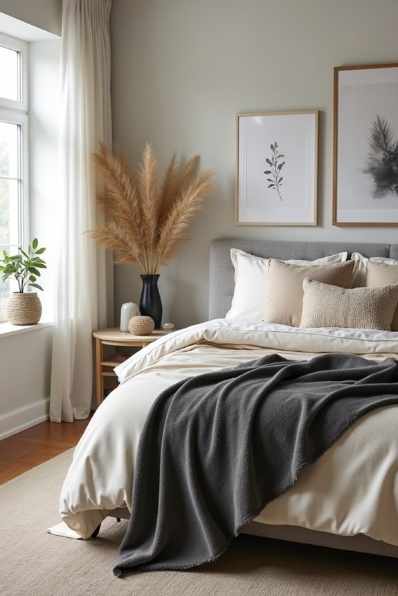 sophisticated cashmere blanket layering