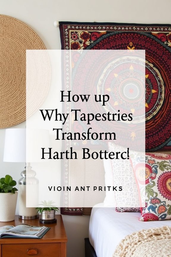 transform walls with tapestries