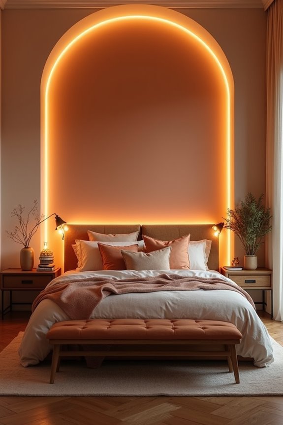 warm intimate sunset lighting