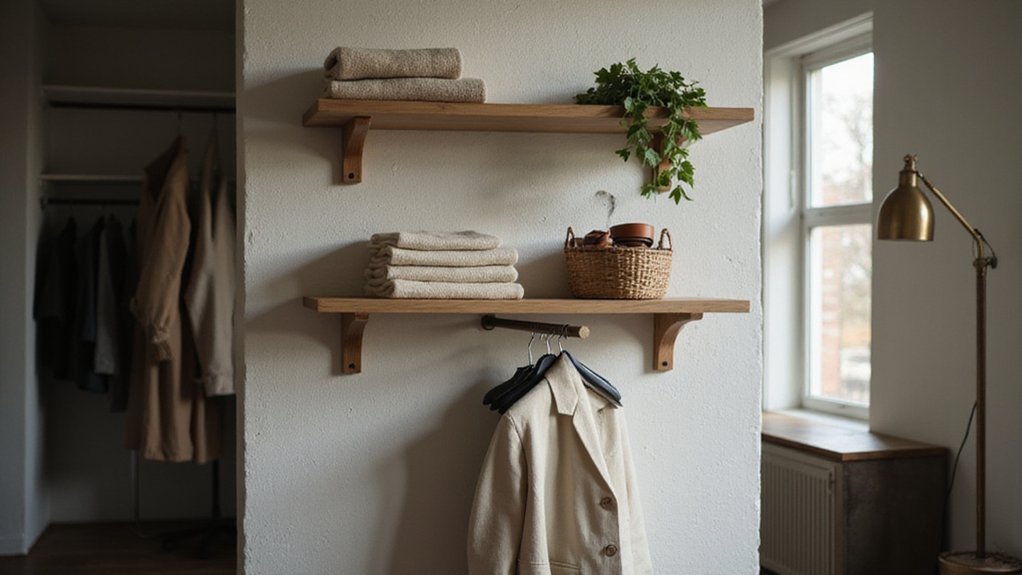 closet organization shelf options
