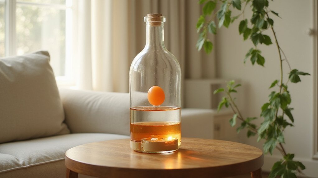 create colorful bubbling lamp