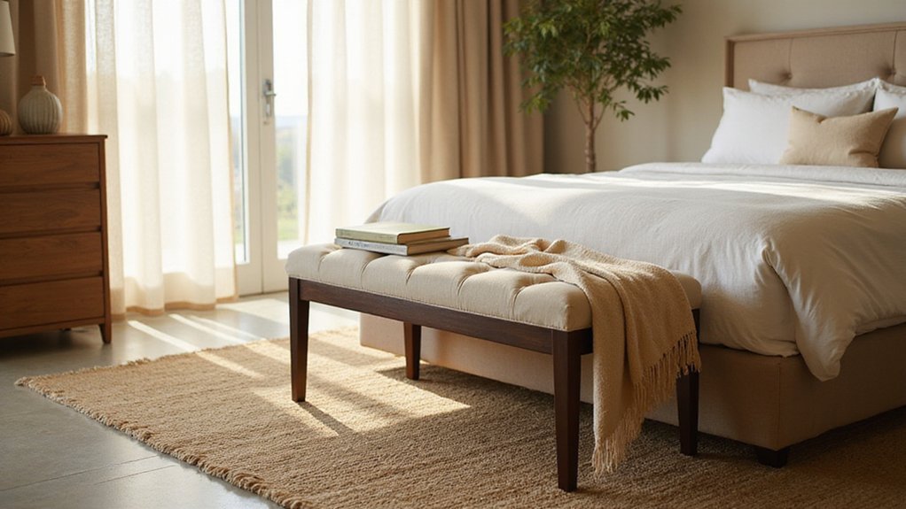 elegant bedroom bench options