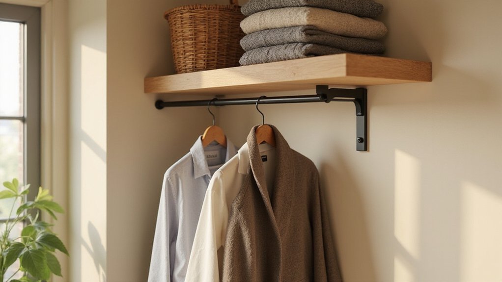 strong sag resistant closet brackets